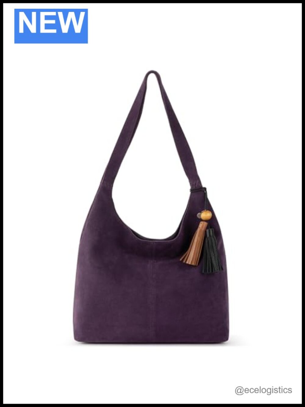 Leather Hobo Bag Double Strap Shoulder Purse Work Weekender
